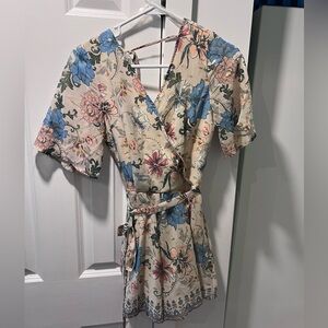 Charlotte Russel floral romper